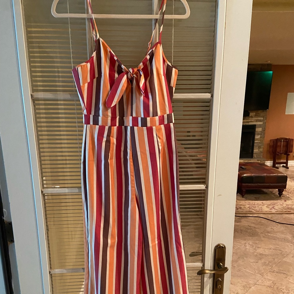 Striped Jumpsuit